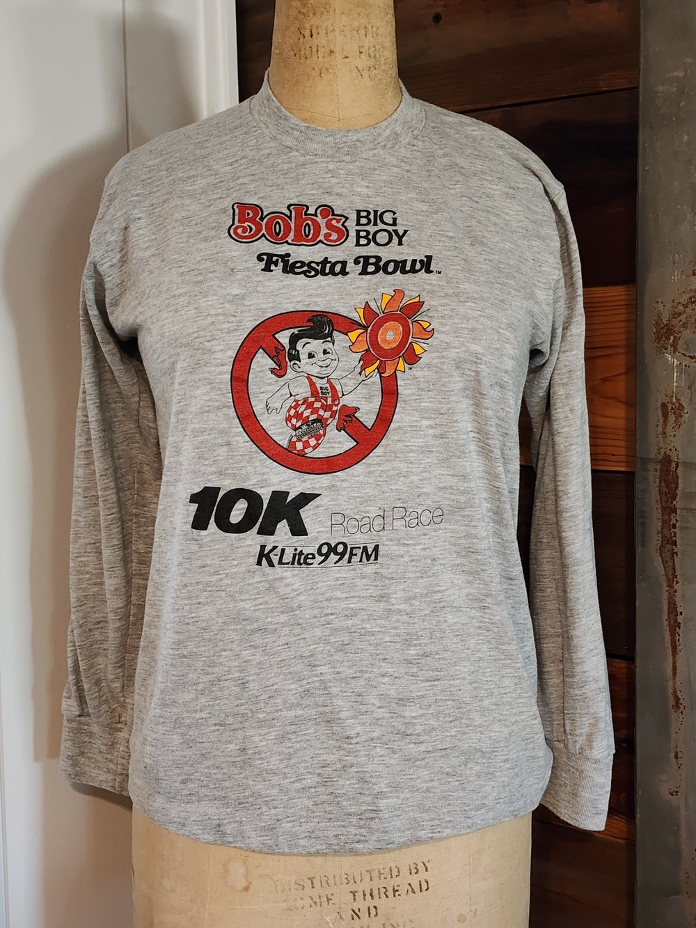 Vintage Bob's Big Boy Fiesta Bowl 10K Race Long Sleeve Tee
